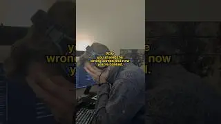 I f*cked up and now they know