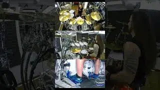 Gee Anzalone - Judgement Day - Live Drum Cam Snippet - Dragonforce