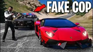 I spent 24 Hours as Fake Cop on GTA 5 RP