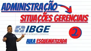 Administração e Situações Gerenciais - IBGE 2021 - Aula esquematizada - Parte 2
