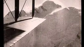 Flying over the Mont Blanc massif-1920's