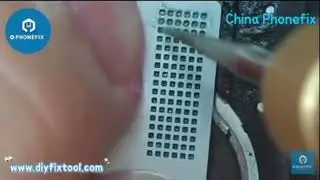 Professional AMAOE iPhone X-15 Pro Max Screen IC Green Oil Digging Hole Stencil Tool