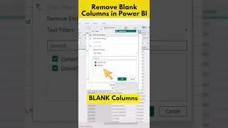 Remove Blank Columns in Power BI Query Editor in Just 2 Clicks! 🚀 