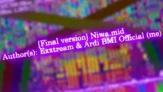 [Black MIDI] Niwa (YOASOBI - Monster) | 5.05 million notes