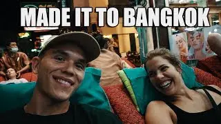 We Made it to Bangkok! Khao San Road - Thailand Vlog 2
