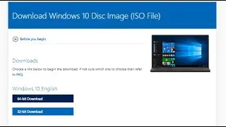 How to download a Windows 10 update 2020 ISO
