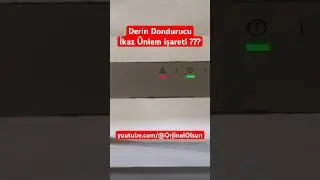 Derin dondurucu ünlem işareti neden yanar