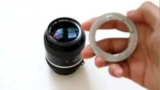 Use Nikon lens on Canon Camera Bodies with an adapter