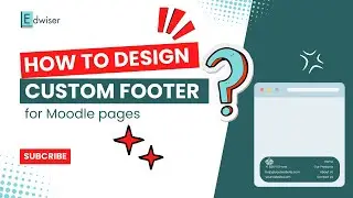 How to design custom footer for Moodle pages?