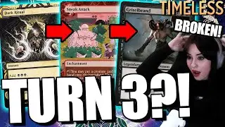 This New COMBO is INSANE!😳Grixis Sneak Attack! MTG Timeless Gameplay & Deck Tech🔥