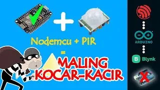 Belajar IOT dengan Nodemcu dan New BLYNK - Ternyata MUDAH | Akhishop Electronics #nodeMCU