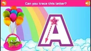 Kids Learning ABC Alphabet With EduKitty ABC App
