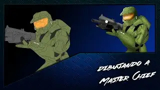 Dibujando a /Drawing to: Master Chief (Halo)