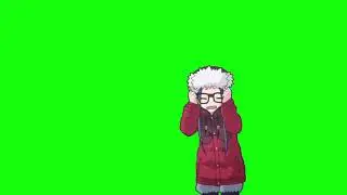 Oogaki Chiaki || Yuru Camp △ || Green Screen (Chroma key)