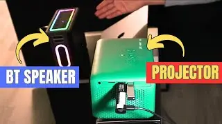 TMY Projector connect to BlueTooth Speaker