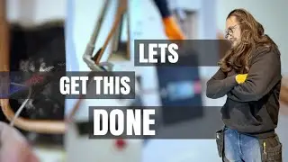 Tired overworked but let’s just get this plumbing done