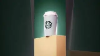 My evening coffee ordered from Blender3D today ☕️🤩#blender #blender3d #blendercommunity #3dproduct