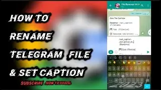 How to Rename Telegram File.