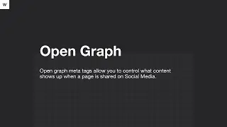 Weby'nar Snippet: Facebook Open Graph