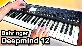 Behringer DEEPMIND 12 - Ambient Chillout Music Soundscape 【SYNTH DEMO】