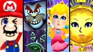 Super Mario Miitopia ALL BOSSES (3DS)