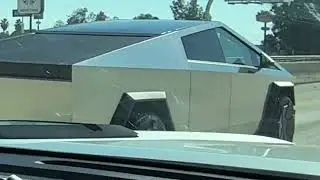 Saw this new Tesla Cybertruck driving down the road today!