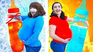 Hot vs Cold Pregnancy Challenge