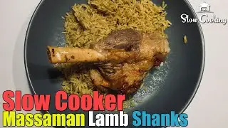 Slow Cooker Massaman Lamb Shanks