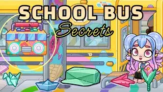 NEW‼️ SCHOOL BUS 🚌 SECRETS + NEW ANIMATIONS IN AVATAR WORLD #avatarworldnewupdate #avatarworld