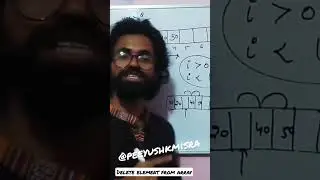 delete element from array 