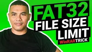 How to Copy Large Files into FAT32 Flash Drive (WinRAR Trick)