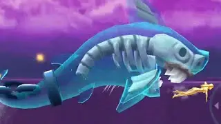 Hungry Shark Evolution Ghost Shark level 1 to Max level - I scored 24,449,235 (Personal Best)