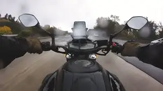 First time riding during rain FZ-07