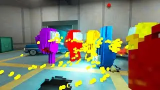Destroying the Among us base with Gas Can in Teardown Mods Gameplay