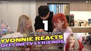 Yvonnie Reacts to Offlinetv & Friends | arm wrestling