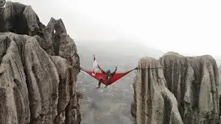 Wisata Adrenalin Hamock Tebing Masigit - Kab Bandung Barat