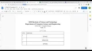 Compiler CT 1 - Auto generate question paper