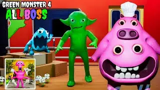 Green Monster 4 (All Boss)  Updated Version - Chapter 1, 2, 3 - Android Gameplays Walkthrough