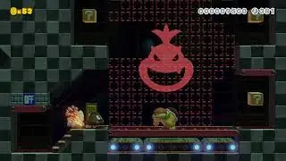 【2-1】 Nightshift Bookshelf by Mang and Luwuka [Mario Maker 2]