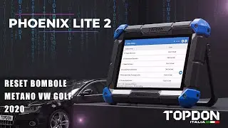 TOPDON ▪▫▪ PHOENIX LITE 2 ▪ RESET BOMBOLE METANO VW GOLF 2020