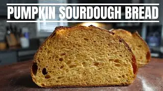 Simple Pumpkin Sourdough Bread: Step by Step  at 75% Hydration