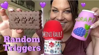 ASMR // Random Fast Triggers, Tapping & Scratching • Mini Haul •