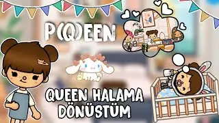 BU NASIL RÜYA?💭😱 P(Q)UEEN OLDUM!? 🤤💫🤍 ~Queen halama Dönüştüm~ Toca Life World Türkçe 🪁👀💕