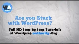 WordPress Video Tutorials for Beginners in HD