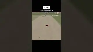 LBW - OUT OR NOT OUT ?