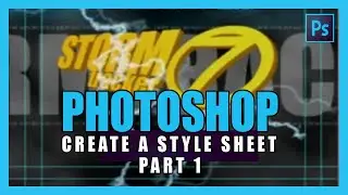 Photoshop Tutorial - Part 1 - 3D text, Clouds, Lightening and Filters - Part 1
