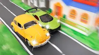 МУЛЬТИКИ про МАШИНКИ  Гонки АВАРИИ соревнования  🚓 сборник