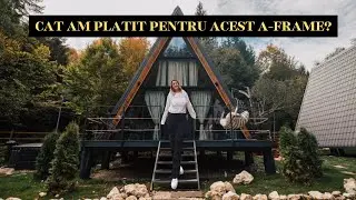 AM STAT 2 ZILE INTR-O CABANA A-FRAME: PREZENTARE |  #VLOG79