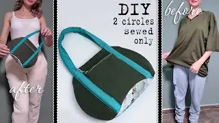 EPIC DIY T-shirt Recycling 😍 Sweet HandBag JUST IN 20 MIN