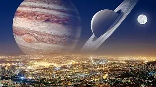 What if all the planets were between the Earth and moon?